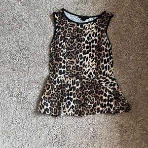 Womens Cheetah Print Blouse